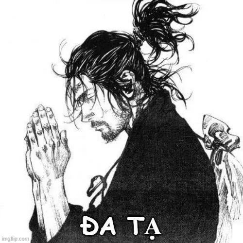 Meme cảm ơn cổ trang mang phong thái lễ nghĩa vui tươi