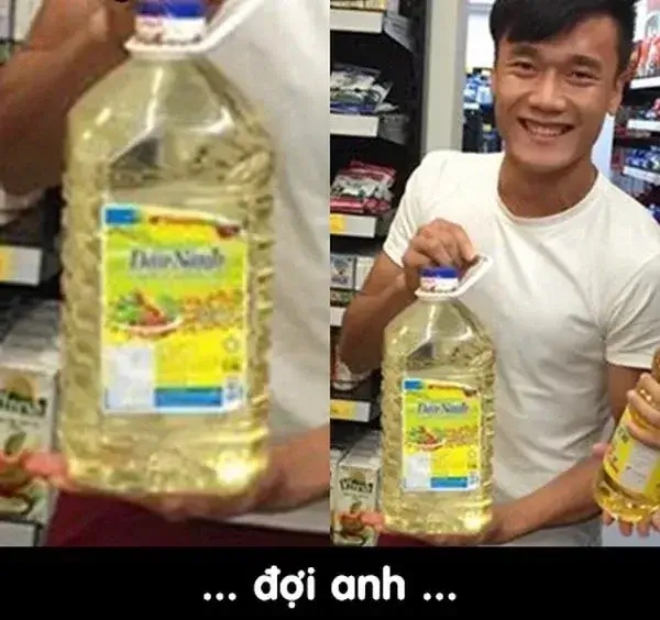 18 Hình meme dầu ăn vàng gắn dòng chú thích thâm thúy