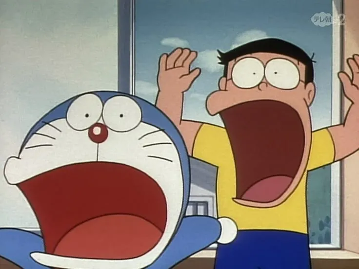 Ảnh chế Doraemon movie khi mèo máy xanh khóc vì Nobita