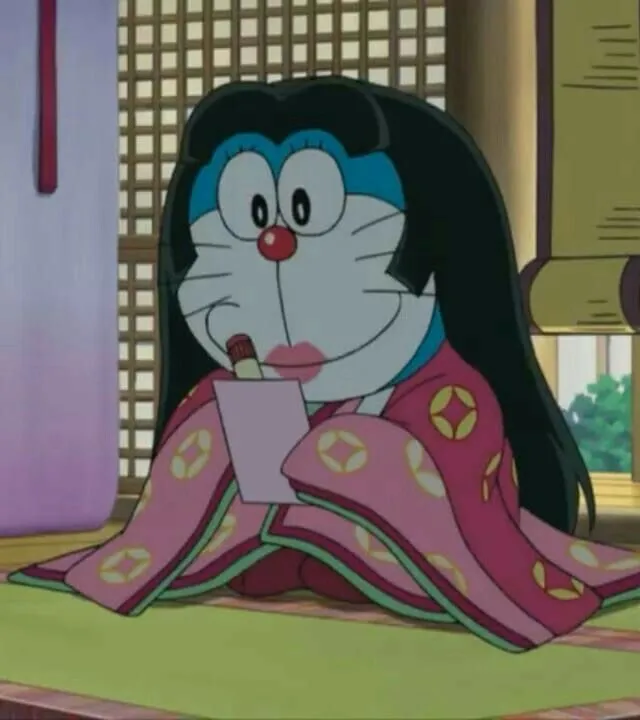 Ảnh meme vui Doraemon lấy tay che mắt vì cảnh Nobita ngớ ngẩn