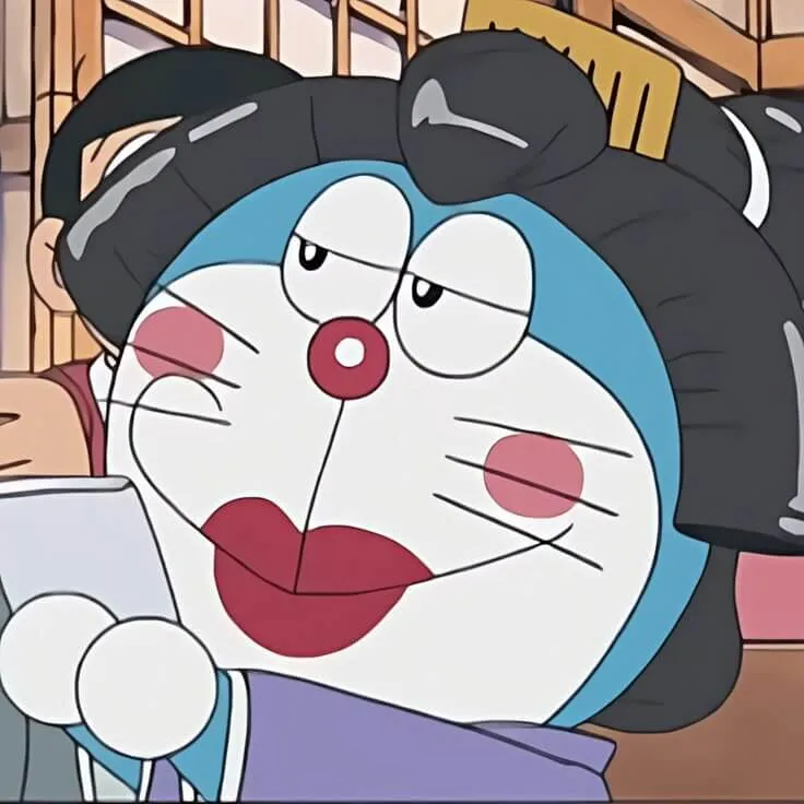 Hình chế chú mèo máy ánh mắt cay cú