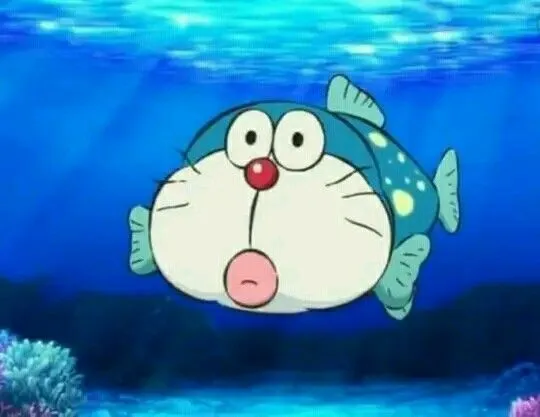 Ảnh troll Doraemon nhoẻn cười khi Shizuka kể chuyện tình yêu