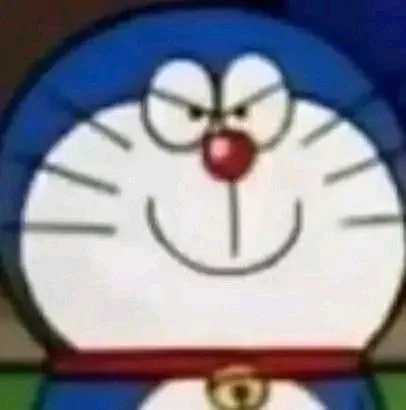 Hình chế meme vui Doraemon chống nạnh dạy đời Nobita cực nghiêm