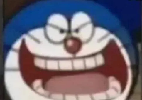 Hình vui Doraemon thở dài khi bảo bối bị Nobita làm hỏng