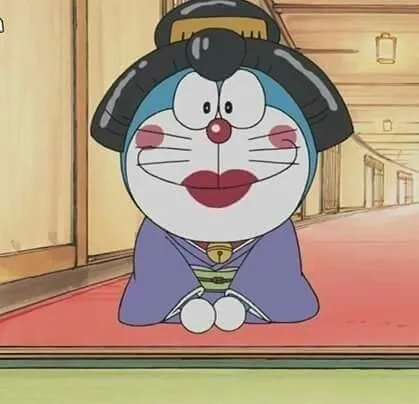 Ảnh troll Doraemon khoanh tay nghe Nobita than vãn cả ngày