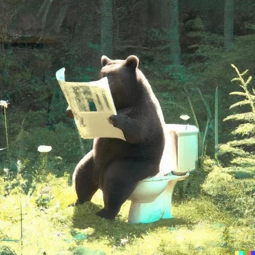 Meme gấu đen siêu bựa: Khi chúa tể rừng xanh cũng biết tấu hài