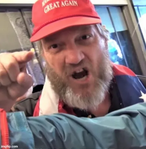 Hình meme giận dữ với ánh mắt trợn tròn phản ứng mạnh