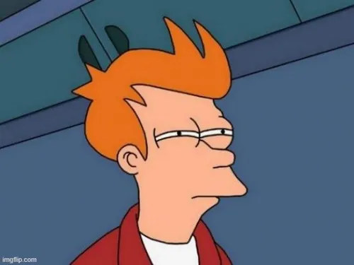 Meme vui biểu cảm hoang mang của SpongeBob nhìn trời