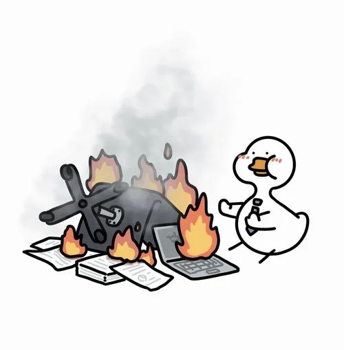 Ảnh troll công sở mô tả cảnh xin nghỉ mà không dám