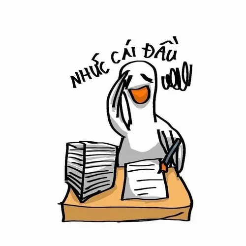 Ảnh troll dân làm công mô tả cảnh tăng ca cuối năm