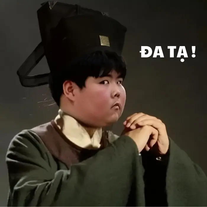 Ảnh troll cảm ơn khéo léo bằng lời nói mang phong vị cổ phong