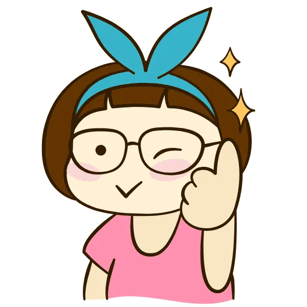 Bé gái anime giơ tay like vui vẻ