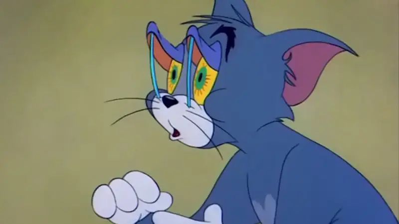 Meme mệt mỏi vì deadline dí sát gáy