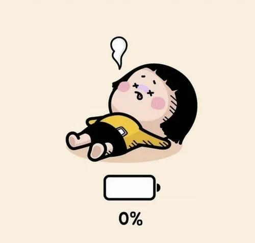 Ảnh chế hết pin chỉ muốn nằm dài luôn