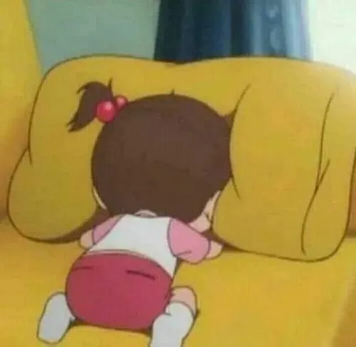 Meme mệt mỏi chỉ muốn úp mặt vào gối ngủ