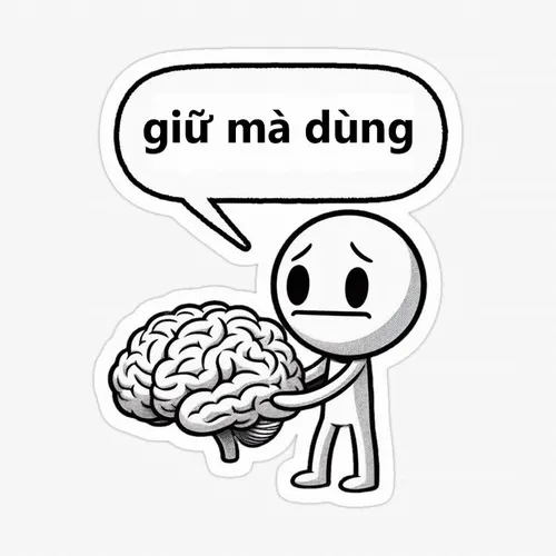 Hình chế hài với nụ cười vừa thương vừa ngán.