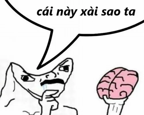 Meme vui phản ánh tình huống cãi sai nhưng vẫn cố.