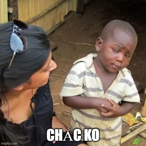 Hình chế meme vui kiểu phản ứng chậm cực duyên