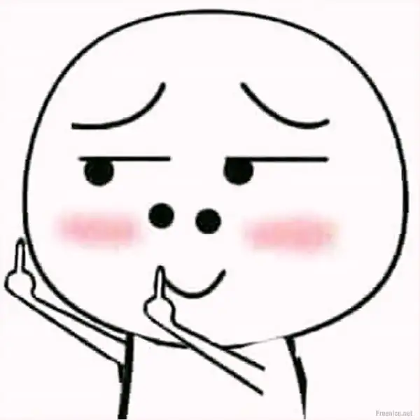 Meme ngón giữa pha chút nổi loạn nhưng vẫn thân thiện.