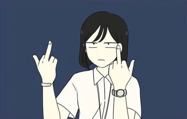 Meme ngón giữa cho comment kiểu khó ở