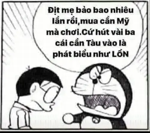 Hình meme vui biểu cảm nín giùm giữa cuộc cãi vã căng