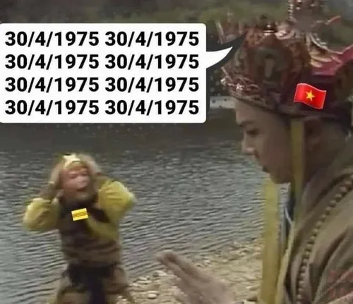 Meme vui Sa Tăng lặng im giữa hỗn loạn.