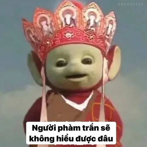 Ảnh hài Đường Tăng triết lý giữa buổi họp Zoom.