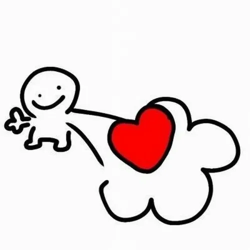 Hình meme vui biểu tượng tim bay đầy caption ngọt ngào