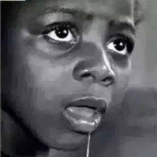 Hình troll khuôn miệng há hốc đầy nước miếng