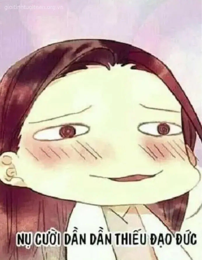 Ảnh hài biểu cảm thèm thuồng như muốn chạm tay người thương.