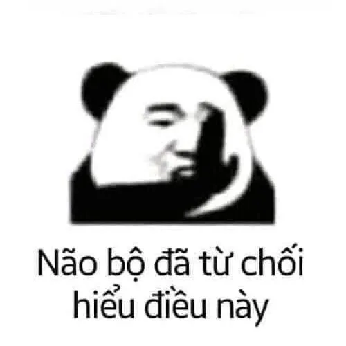 Ảnh meme não bộ từ chối hiểu điều này