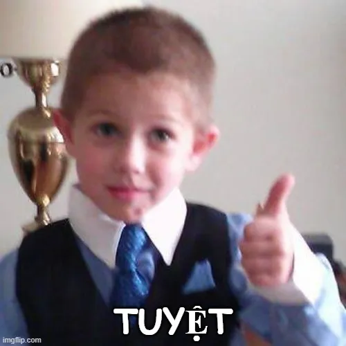 Hình meme vui bá cháy thể hiện cảm giác sung sướng muốn xỉu