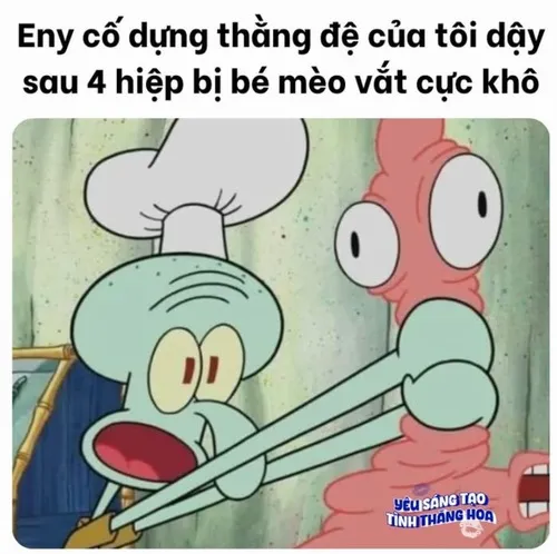 5 Meme hài cộng sự nhìn nhau sau phiên làm khuya: “chúng ta bị vắt rồi”.