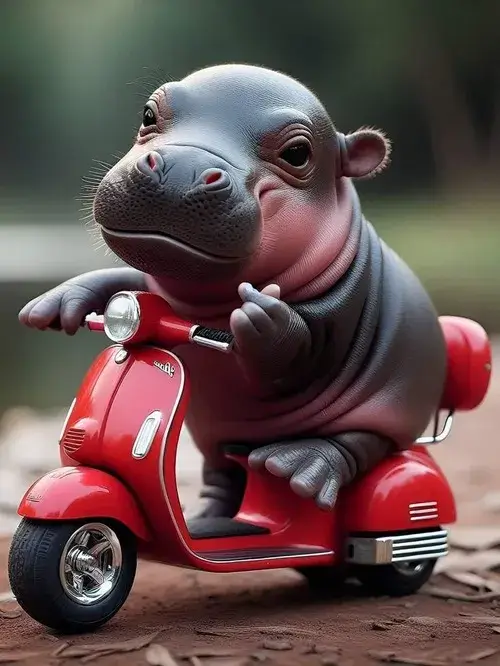 Hình hà mã ngáp to tạo khoảnh khắc huyền thoại.