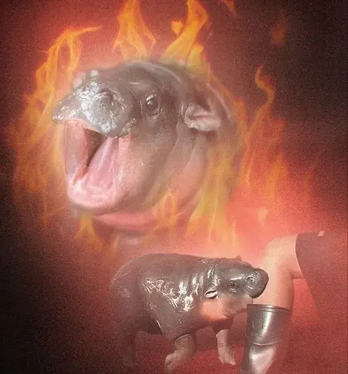 Khi hà mã trở thành biểu tượng mới của sự vui vẻ và “tấu hài”