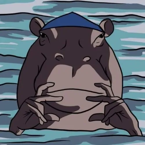 Loạt ảnh hà mã ngáp to “huyền thoại” TikTok đang viral