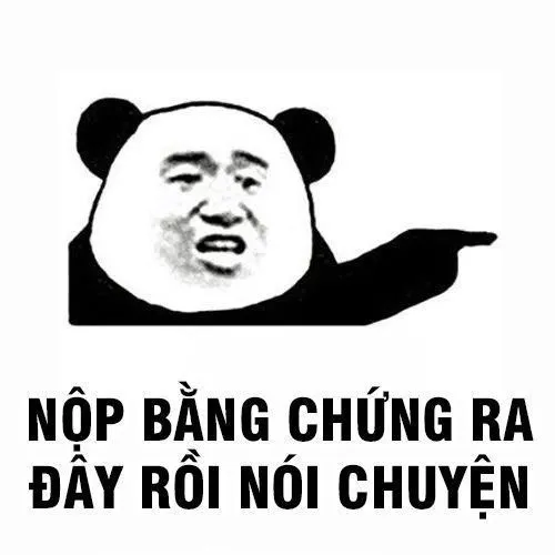 Meme gấu trúc đau khổ ôm bụng nằm dài