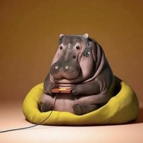 Meme hà mã há miệng to gây cười không dứt.